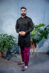 SUMEET Cupro Soft Kurta Shirt - Front View - Harleen Kaur - Modern Indian Menswear