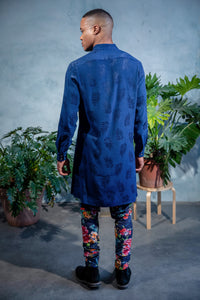 SUMEET Cupro Soft Kurta Shirt - Back View - Harleen Kaur - Ethically Made Menswear