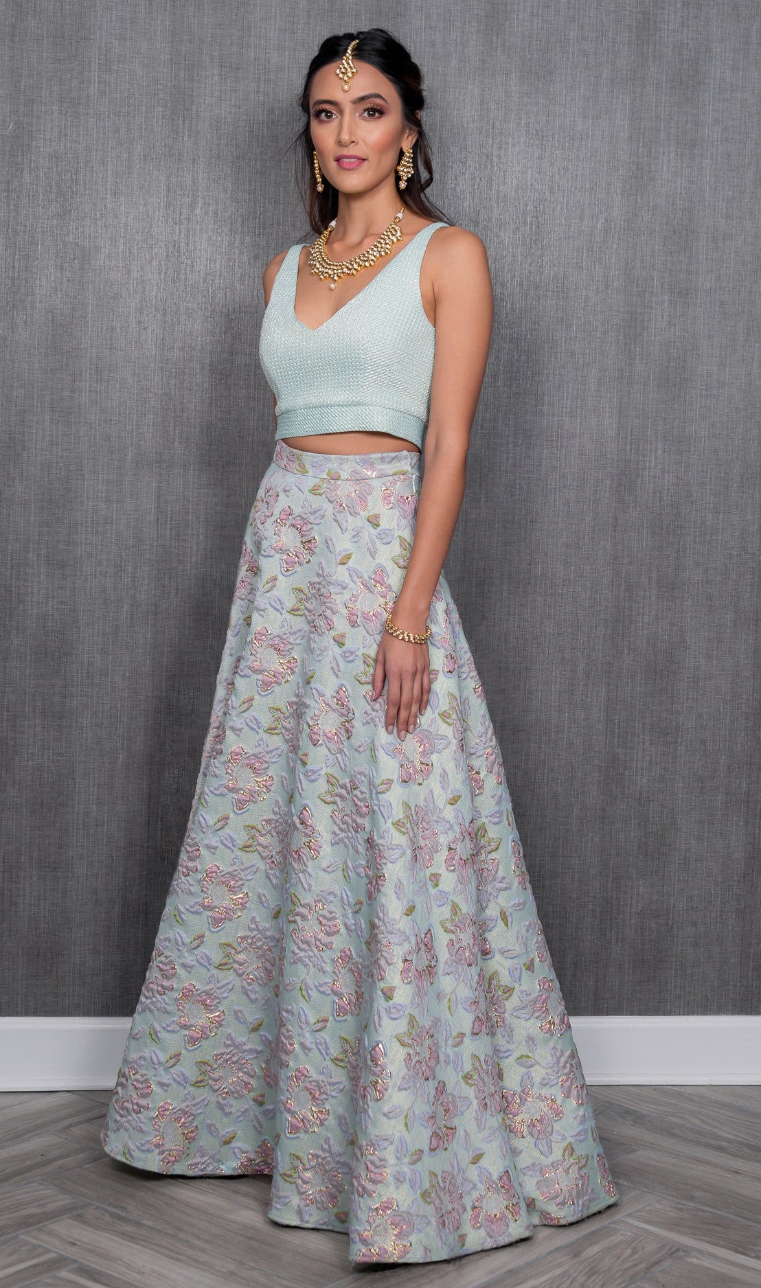ARIANA Pastel Floral Skirt