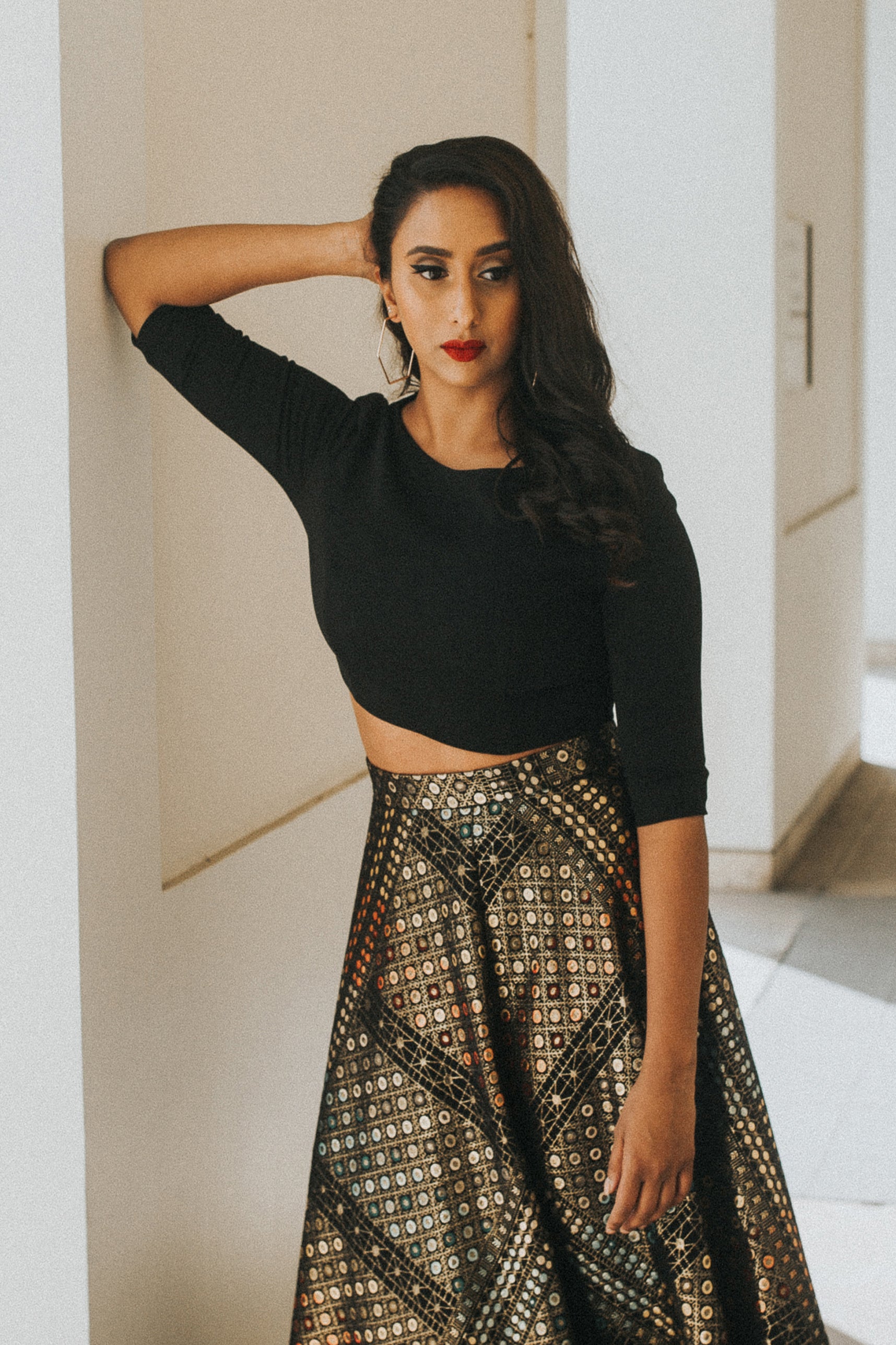 Crop top sales and lehenga online