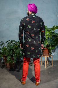 SUMEET Floral Embroidered Eyelet Shirt - Back View - Harleen Kaur