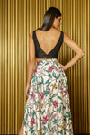 SEERA Raw Silk Low Back Top - Back View - Harleen Kaur - Ethically Made Womenswear