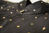 RAYMAN Diamond Cotton Shirt in Black and Gold - Detail View - Harleen Kaur - Modern Indian Menswear