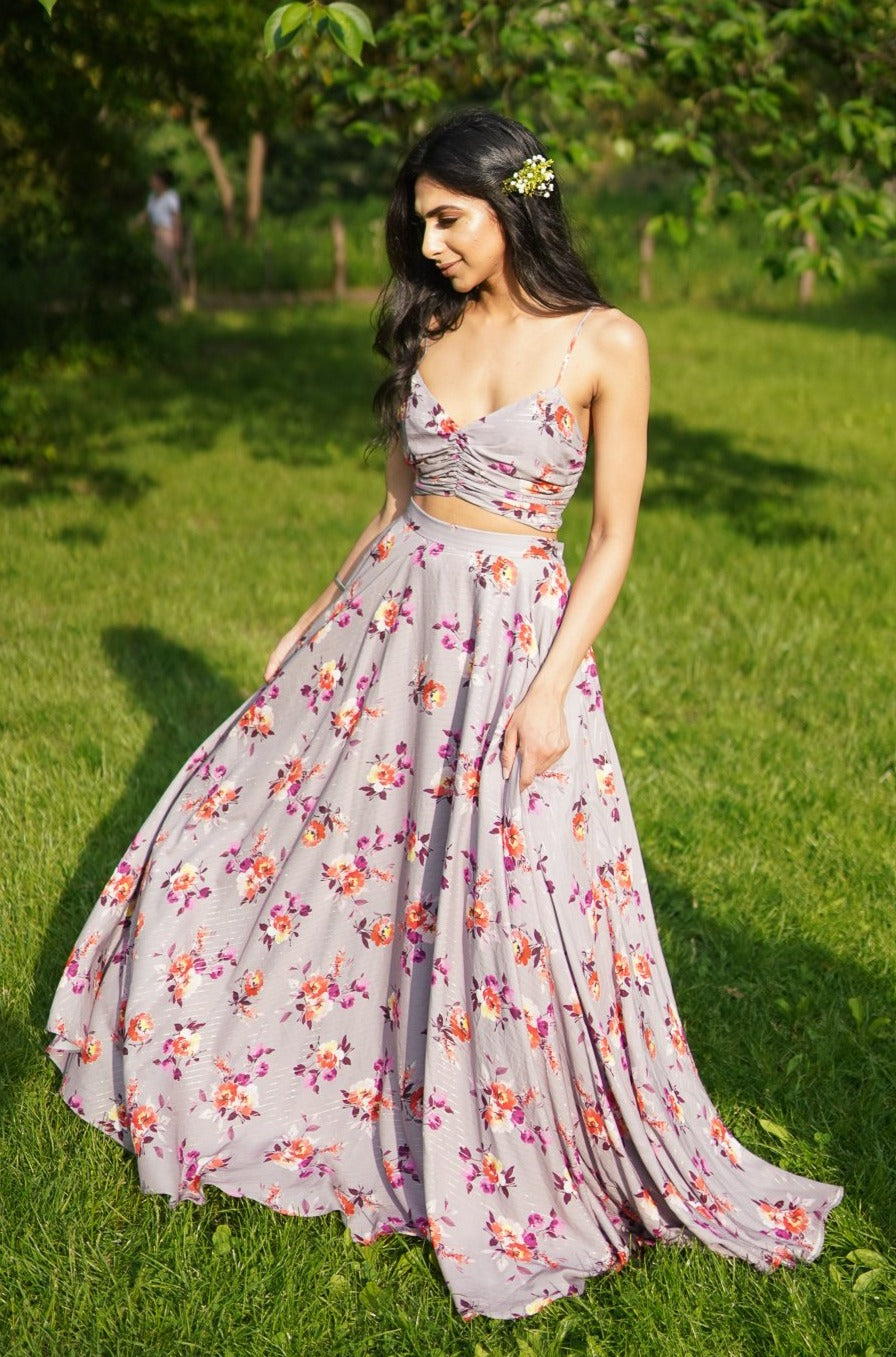 ELENA Floral Wrap Top | HARLEEN KAUR – HarleenKaur
