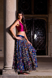 SONIA Sleeveless Silk Top in Wine - HARLEEN KAUR