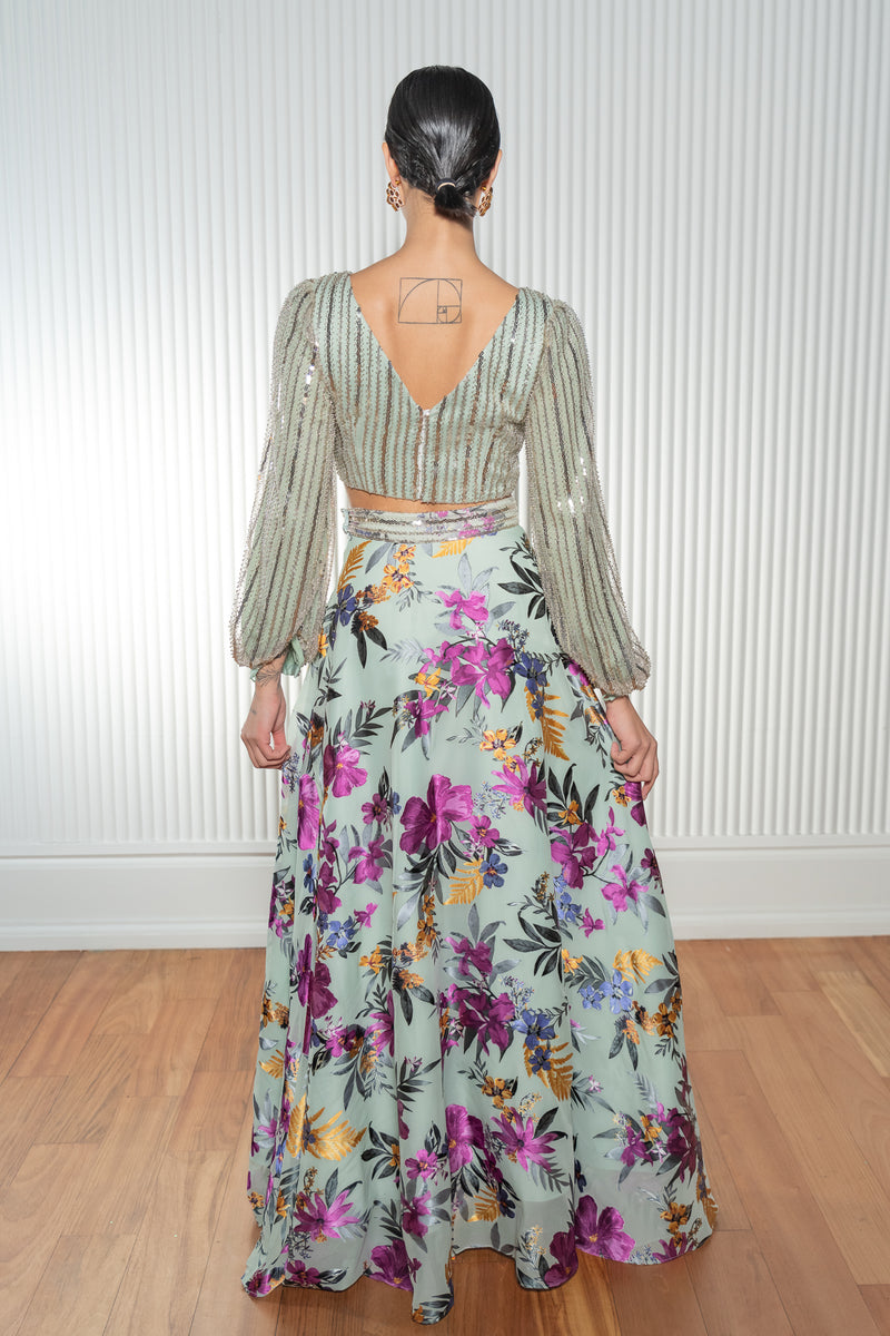 long sleeve lehenga dress Long Sleeve Lehenga