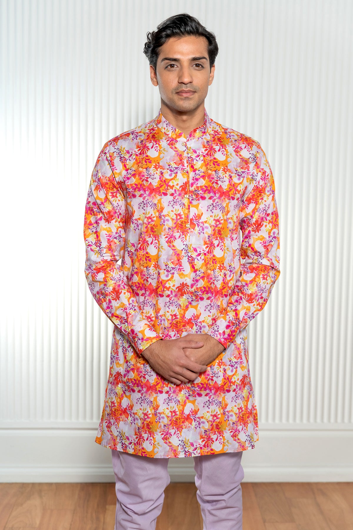 AMIN Watercolor Floral Kurta