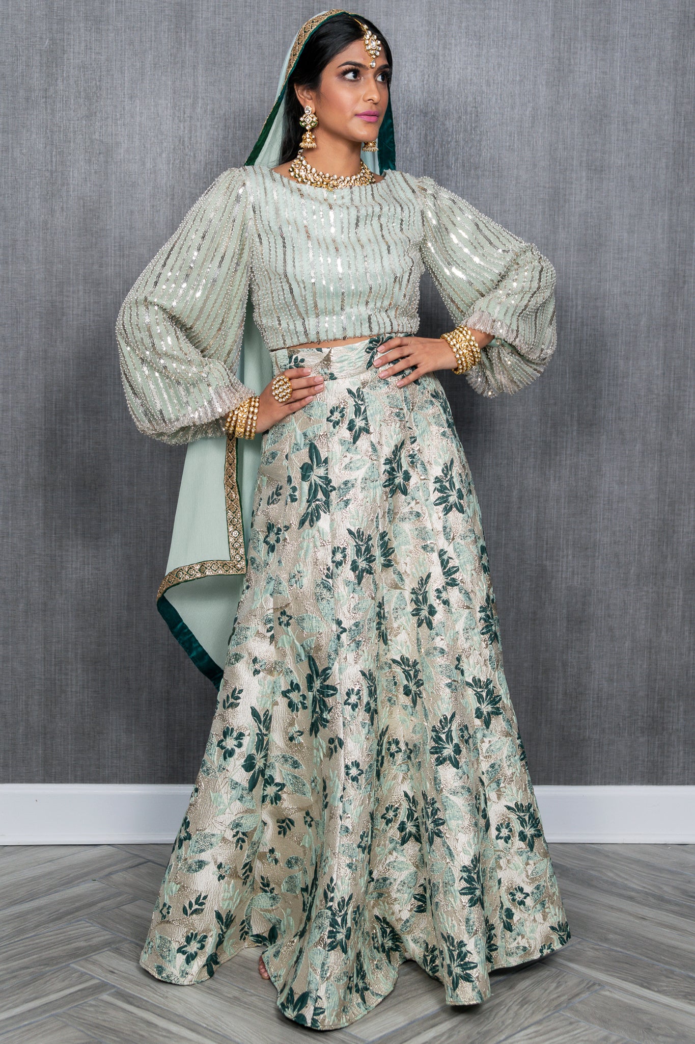 long sleeve lehenga dress Because a rose-pink lehenga never fails to make you feel a little extra special