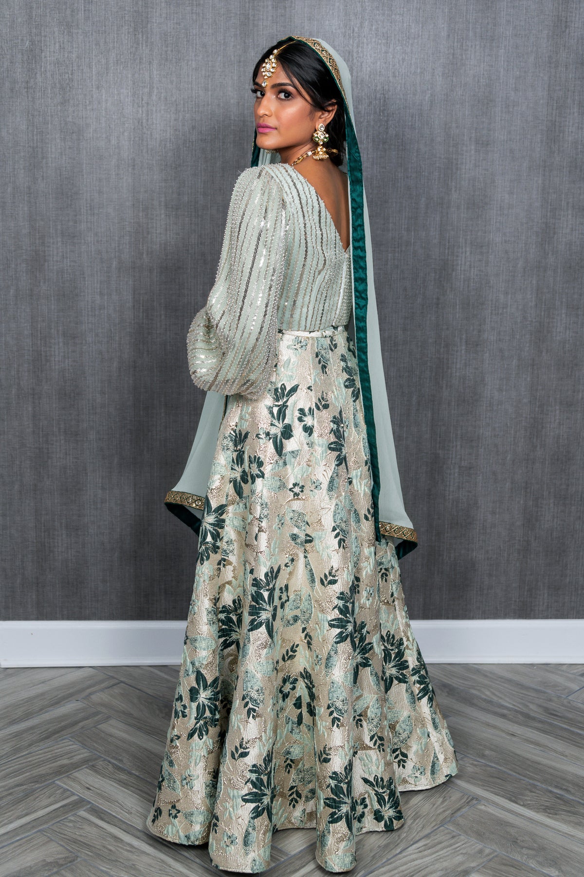 ELLIE Long Sleeve Beaded Sequin Lehenga Top | HARLEEN KAUR HarleenKaur ELLIE Long Sleeve Beaded Sequin Lehenga Top | HARLEEN KAUR HarleenKaur