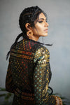 FARIA Geo Jacquard Blazer - Back View - Harleen Kaur