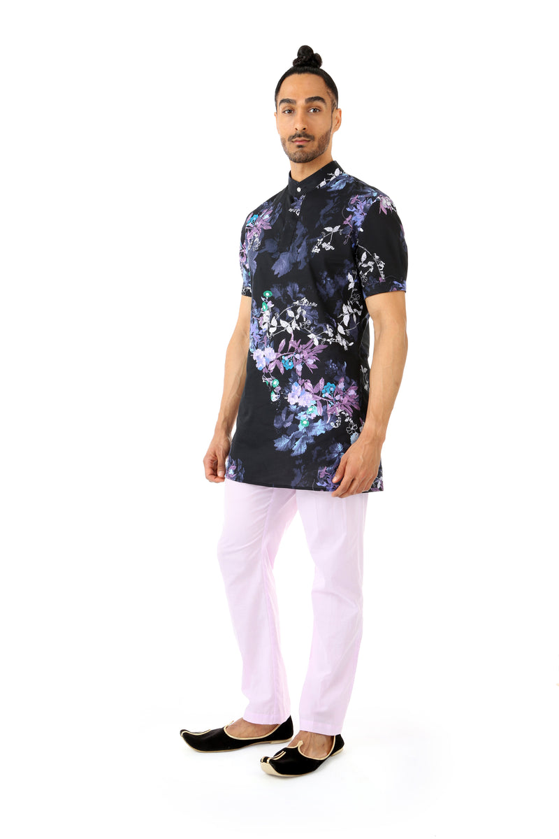 TONY Mens Trousers in Lavender with Pockets | HARLEEN KAUR