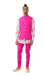 ARJUN Silk Bandi Vest - Front View - Harleen Kaur - South Asian Menswear