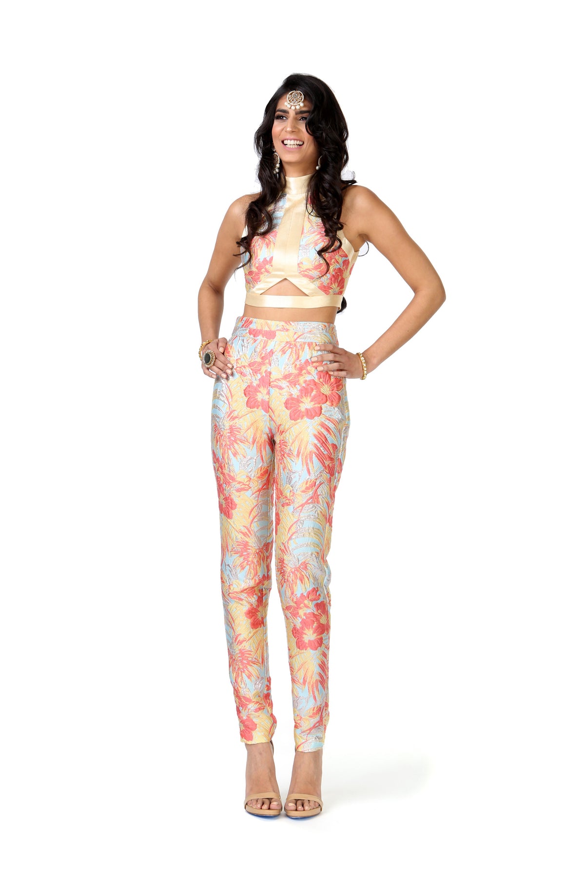 ROOP Floral Palm Pant | HARLEEN KAUR