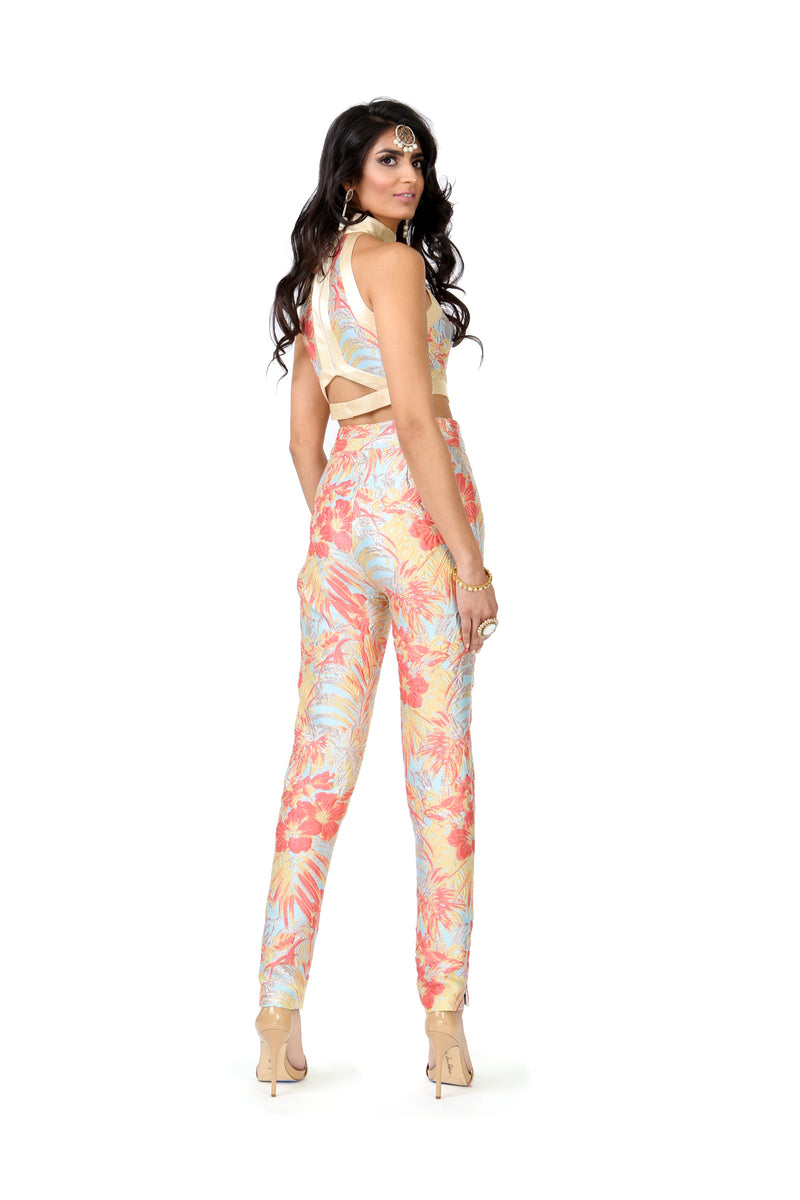 ROOP Floral Palm Pant | HARLEEN KAUR