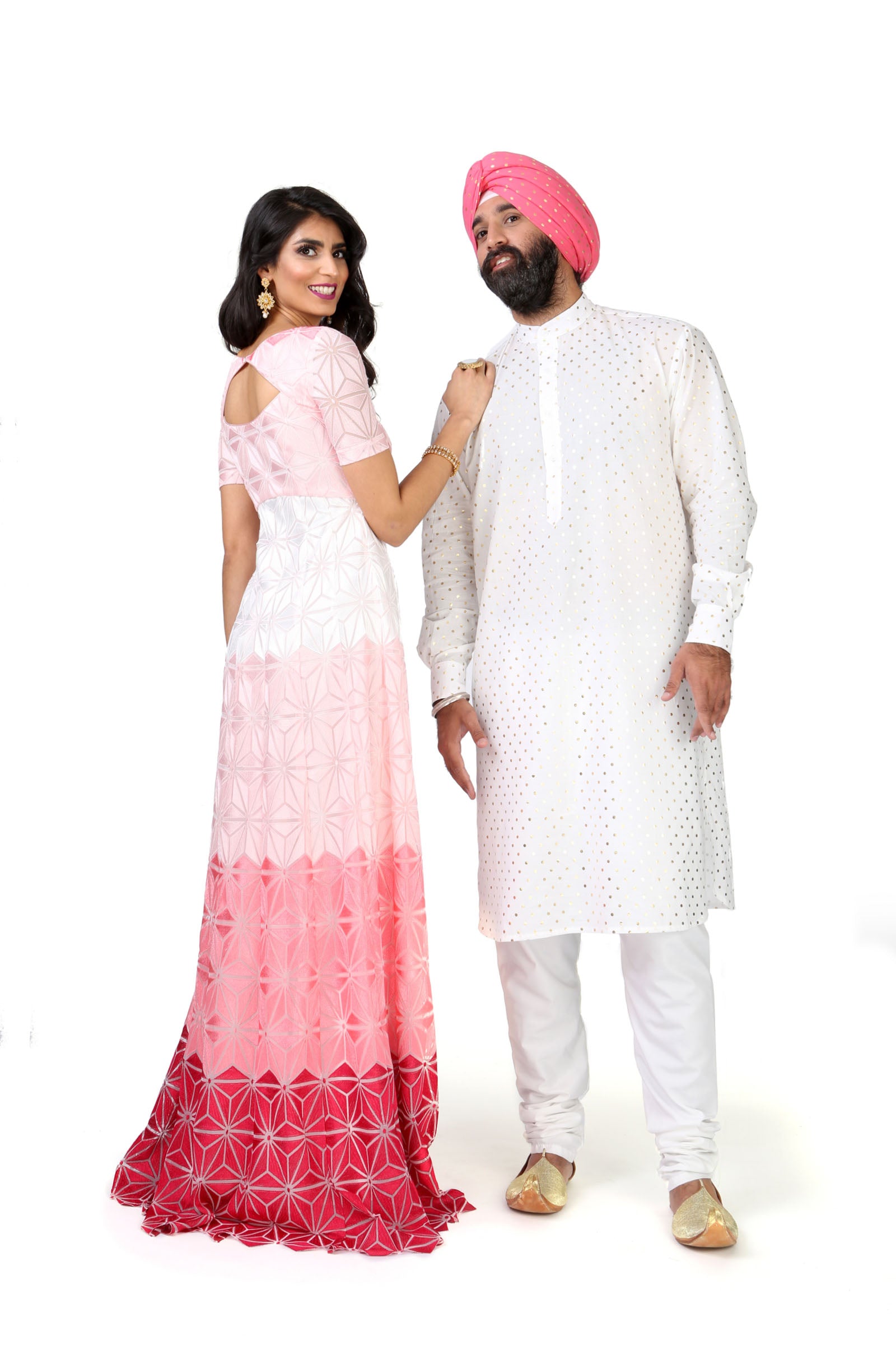 RANJA Tunic in White -  Front View - Harleen Kaur - Cotton Menswear