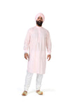 RANJA Tunic in Light Pink Cotton - Front View - Harleen Kaur - Indian Menswear