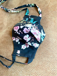 Floral Print Face Mask - Front View - Harleen Kaur