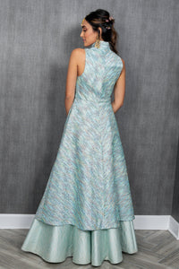 REETU Aqua Jacket Dress (Sample)
