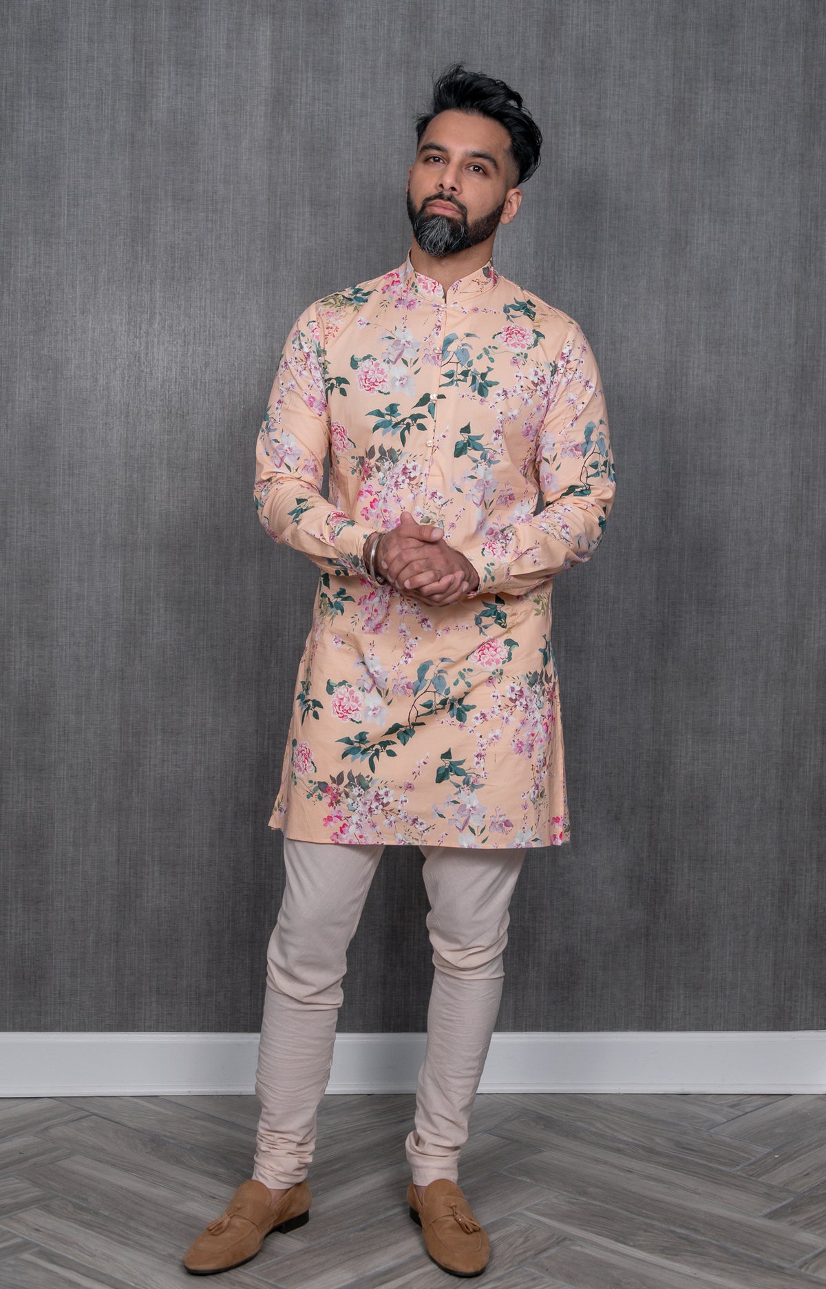 SURIN Floral Blossom Kurta Shirt