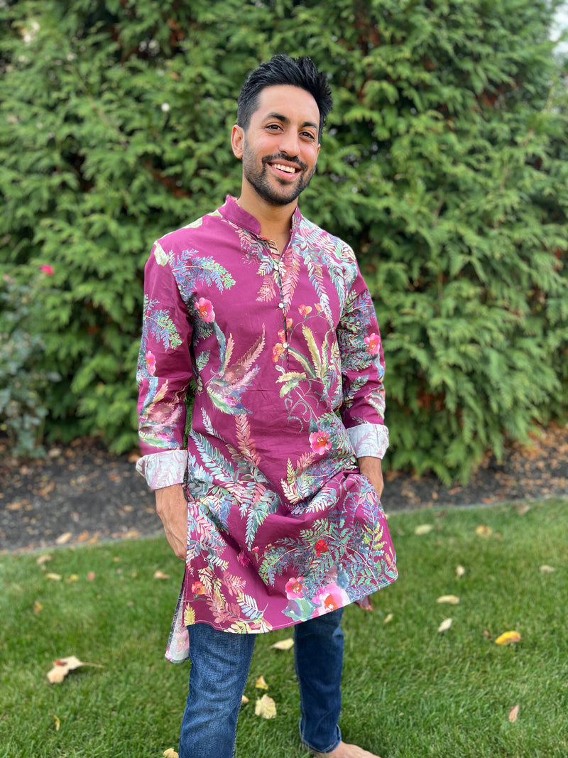 TEJAS Caribbean Floral Kurta