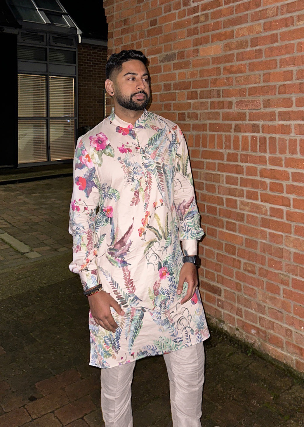 TEJAS Caribbean Floral Kurta