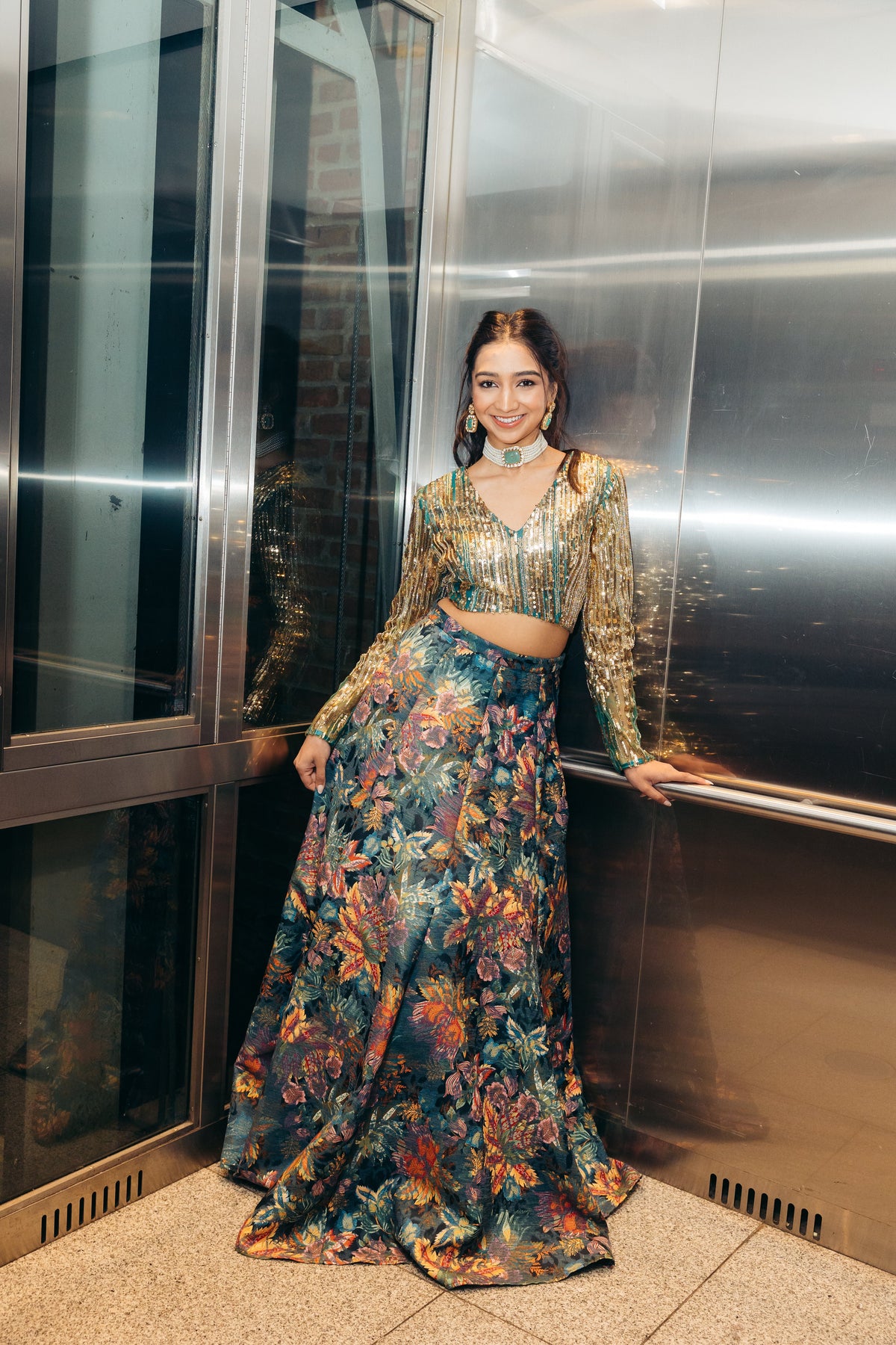 Sequin and Gold Indian Outfits for Men & Women HarleenKaur Sequin and Gold Indian Outfits for Men & Women HarleenKaur