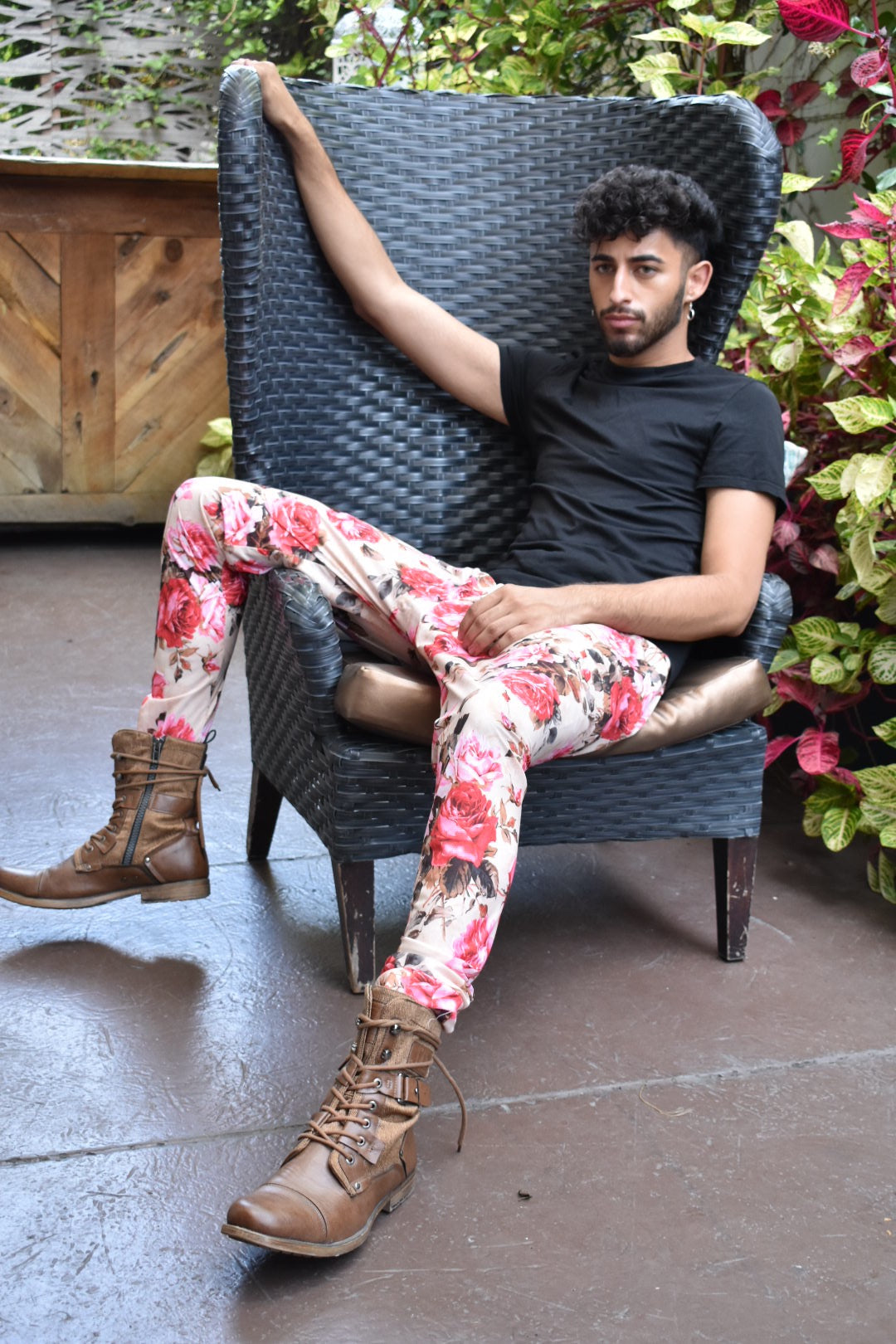 JAAP Floral Print Pant - Front View - Harleen Kaur - Indian Menswear