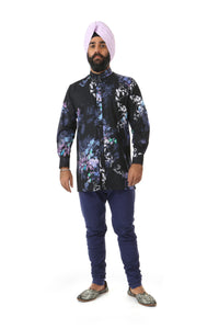 Harleen Kaur Mens JAG Navy Cotton Pants with Pockets